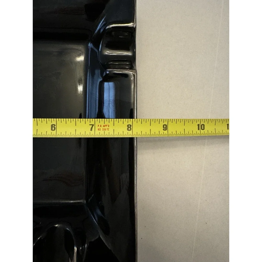 Craftsman's Bench Ashtray - Neptune Black Square Four Cigar‎